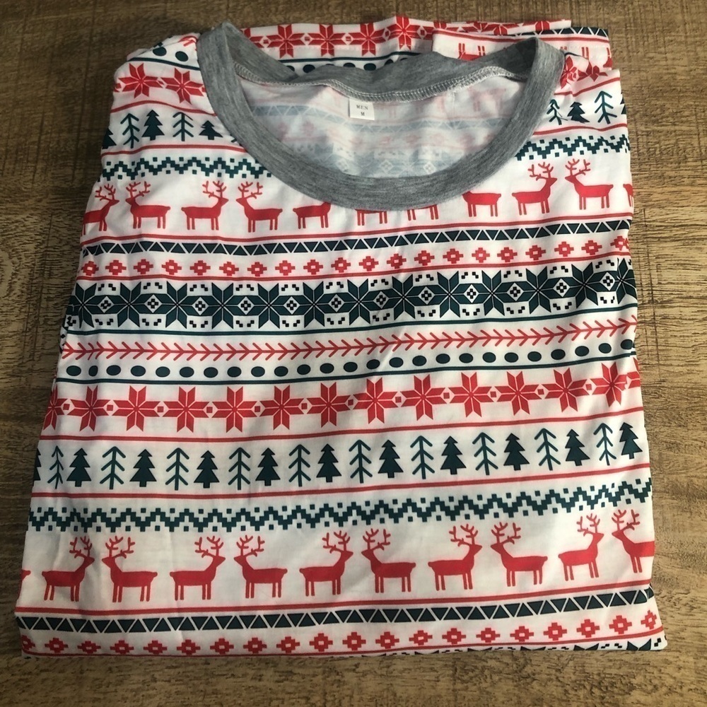 Tree & Reindeer Christmas Pajamas - NWOT - Picture 3 of 5
